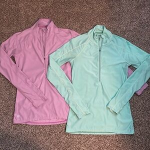 Athleta Half-Zips XS